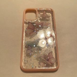 Clear butterfly case